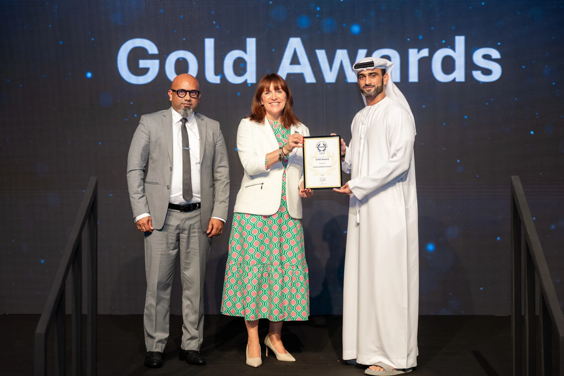Etihad Airport Services Receives Gold at the RoSPA Health and Safety Awards 2025